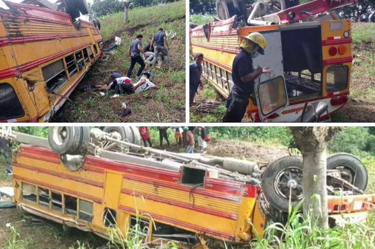 Impactante Momento: equipo de fútbol sobrevive de milagro a accidente de autobús en Nicaragua