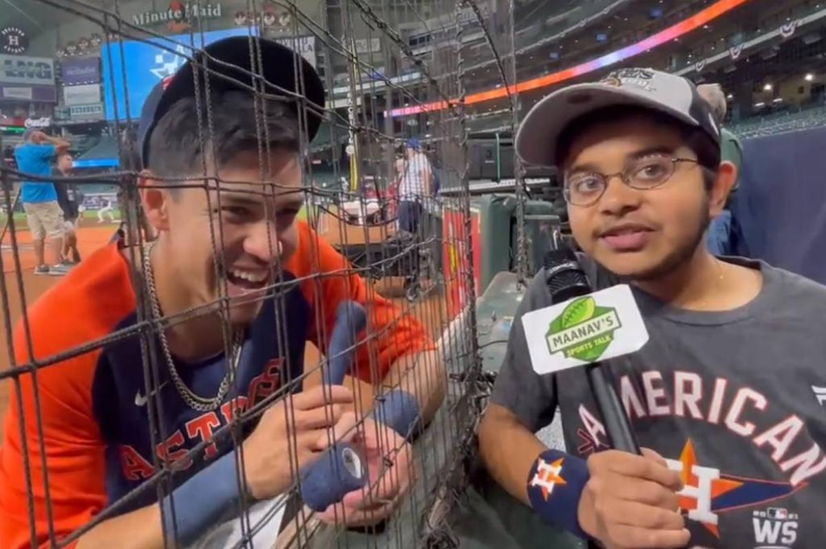 Mauricio Dubón, en curiosa entrevista con fanático: “En Houston se sienten vibras diferentes, Astros es una familia”