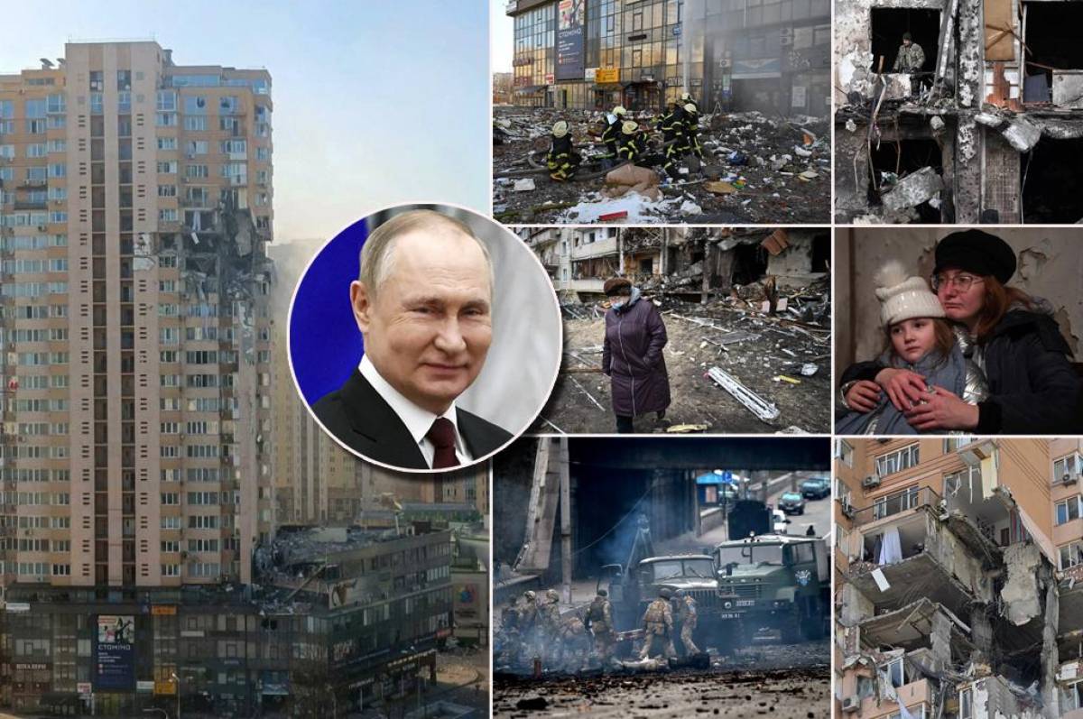 Pesadilla en Kiev: así amaneció la capital de Ucrania tras una larga noche de misiles y disparos por parte del ejército ruso