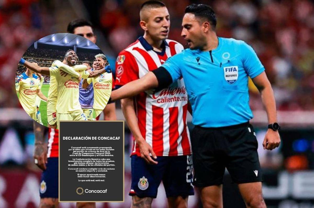 Contundente comunicado de Concacaf sobre el Chivas-América donde Saíd Martínez fue el árbitro; habrá investigación