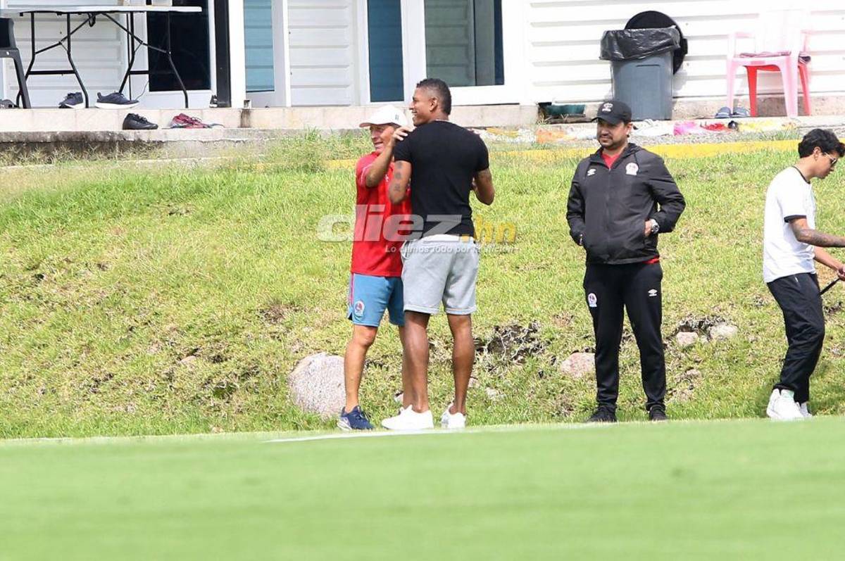 Visita de lujo, las órdenes de Pedro Troglio y las apuestas de Menjívar; así entrenó el Olimpia previo a la final ante Olancho