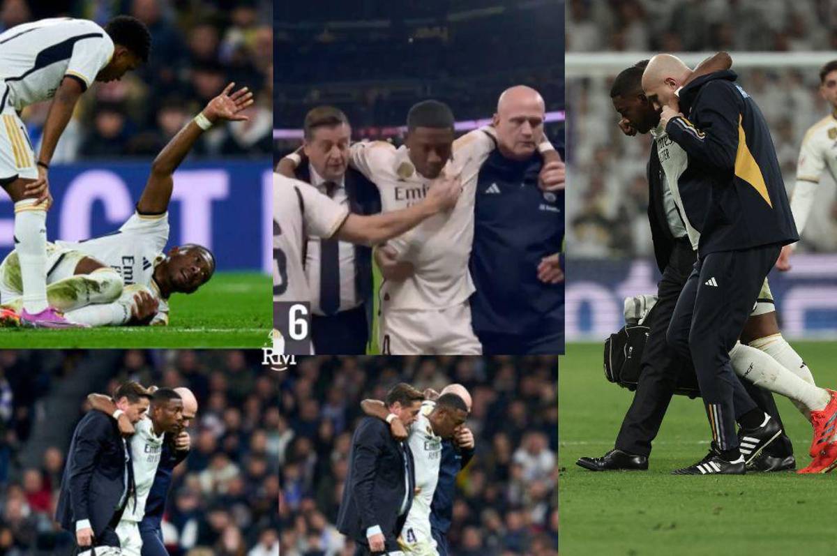 Alaba salió con cara de horror: La terrible lesión que sufrió el defensor del Real Madrid, ¿Cuánto tiempo estará fuera?