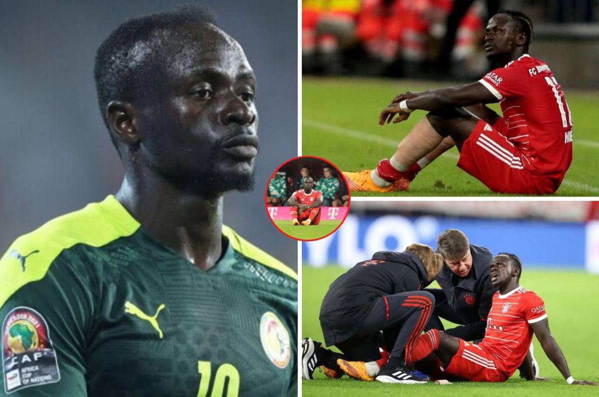 Bayern Munich se pronuncia sobre la lesión de Mané y no lo descarta para el Mundial, aunque tiene pocas posibilidades