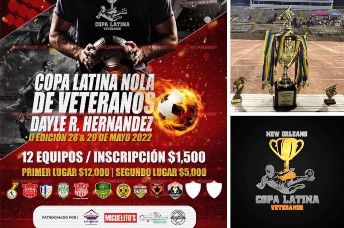 New Orleans vuelve a vibrar con la segunda edición de la Copa Latina de veteranos este 28 y 29 de mayo
