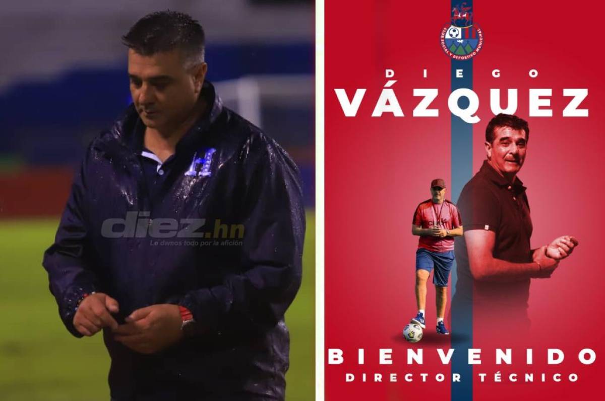 OFICIAL: Diego Vázquez deja la Selección de Honduras y es nuevo entrenador del Municipal de Guatemala