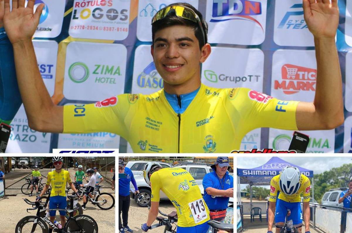 ¡Héctor Menéndez lo volvió a Lograr! El hondureño ha ganado la etapa de contrarreloj Individual en la Vuelta a Costa Rica Juvenil 2022