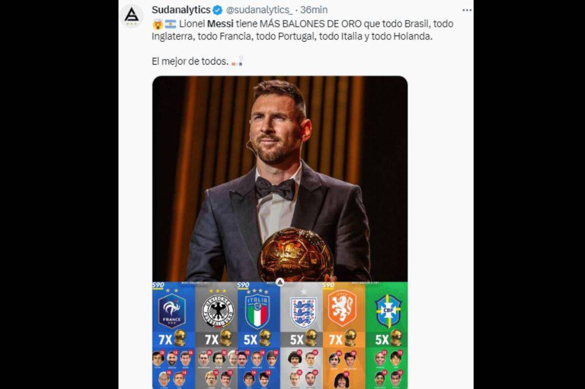“Messi tiene más Balones de Oros que Brasil”, “leyenda”, “Infint8”: Las portadas internacionales se rinden ante el mejor del mundo