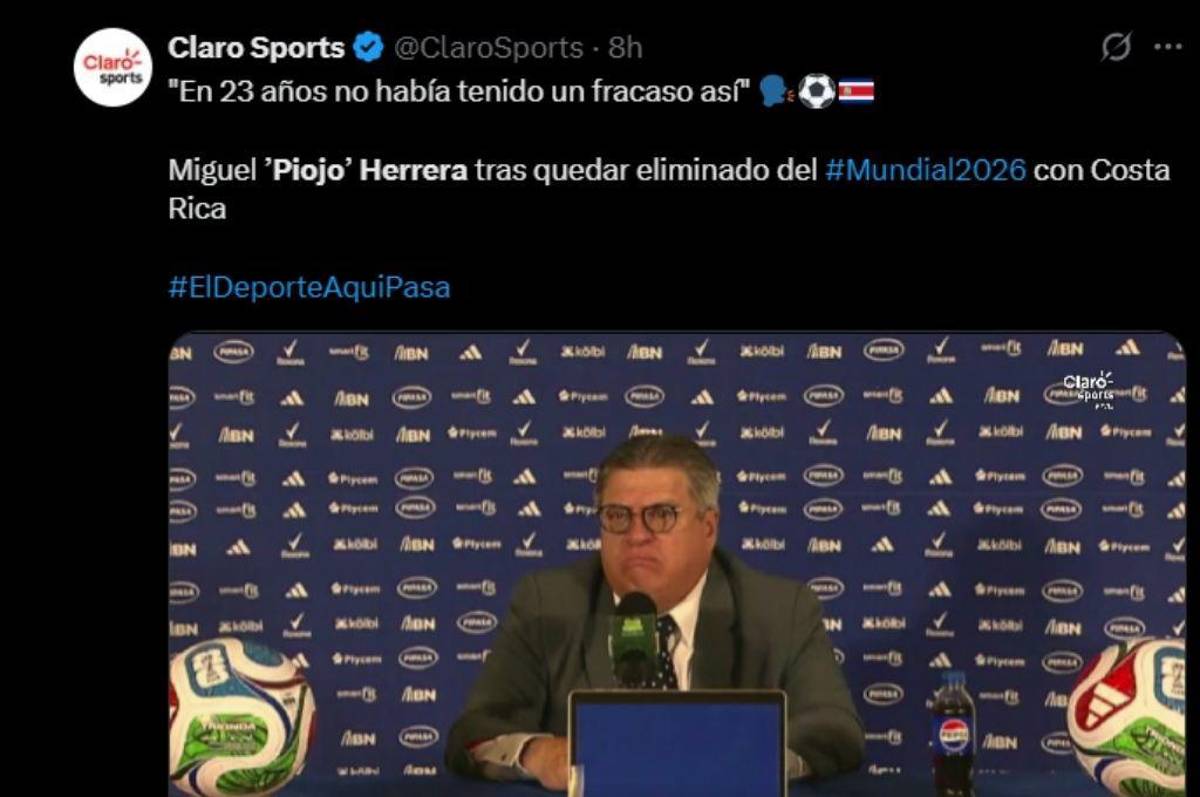 Una gran chambonada: Faitelson no lo perdona; la prensa apunta al Piojo Herrera tras su fracaso con Costa Rica