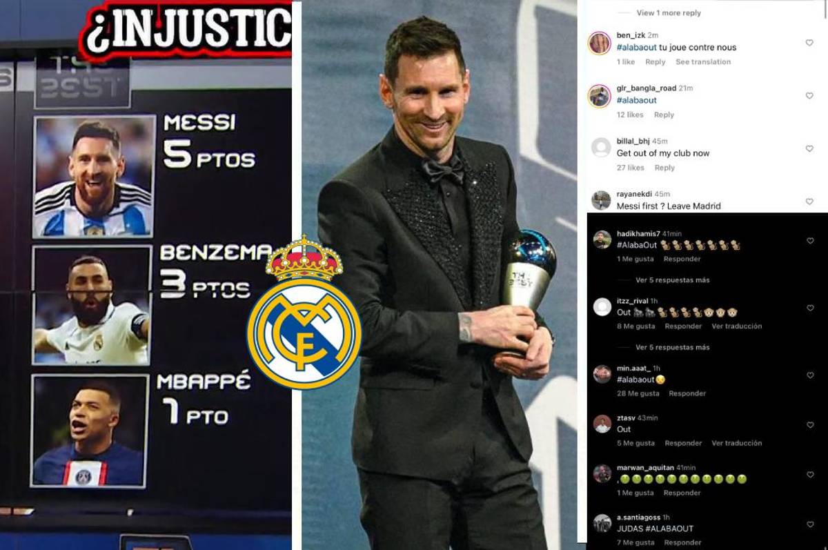 ¿Traidor? Jugador del Real Madrid votó por Messi en el The Best y aficionados piden su cabeza: “¡Afuera, Judás!”