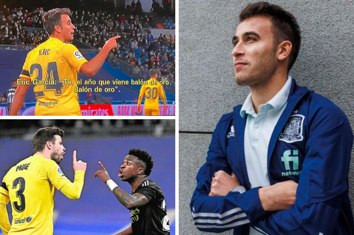 Eric García rompe el silencio y aclara su cruce de palabras con Vinicius en el Real Madrid-Barcelona ¿Fue influenciado por Piqué?