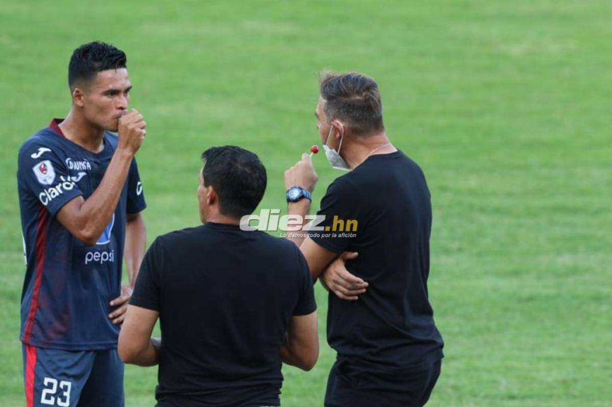 “La Tota” Medina tiene a Motagua en semifinales del Clausura 2022 en su primer torneo en Honduras. Foto: Marvin Salgado.