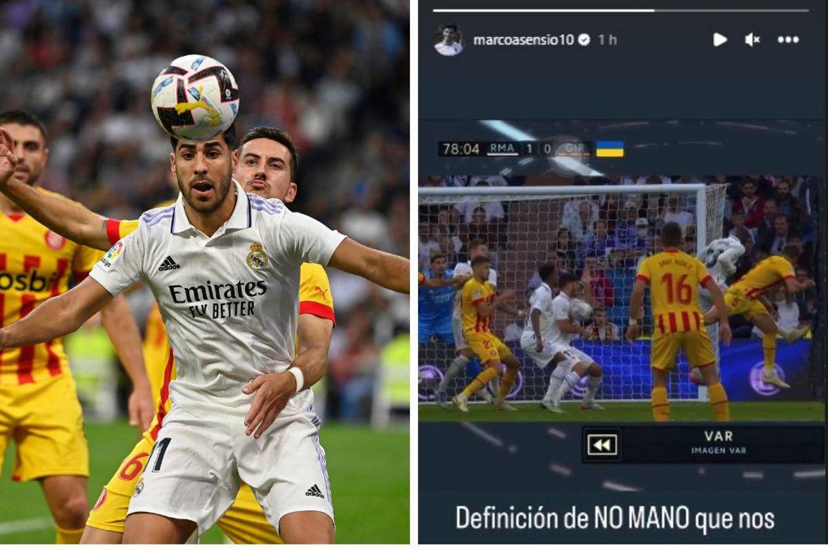 Asensio explota contra el arbitraje del Real Madrid-Girona: “Definición de no mano, increíble que hoy si”