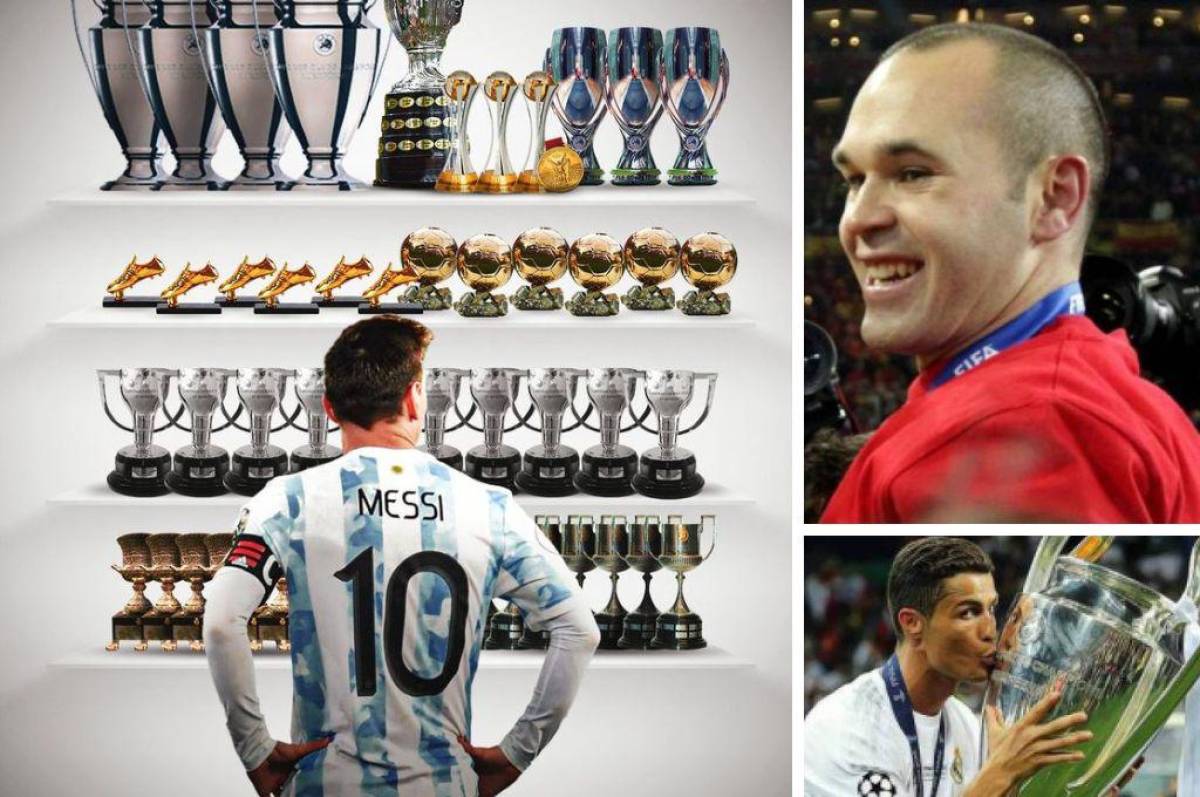 Messi rompe otro récord y ya es el futbolista con más títulos en toda la historia: La increíble diferencia que le saca a Cristiano