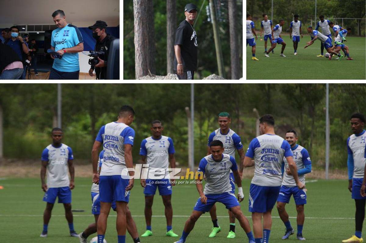 Quioto, con permiso especial, y el otro legionario que no se ha sumado; así fue el primer entrenamiento de Honduras de cara al duelo con Argentina