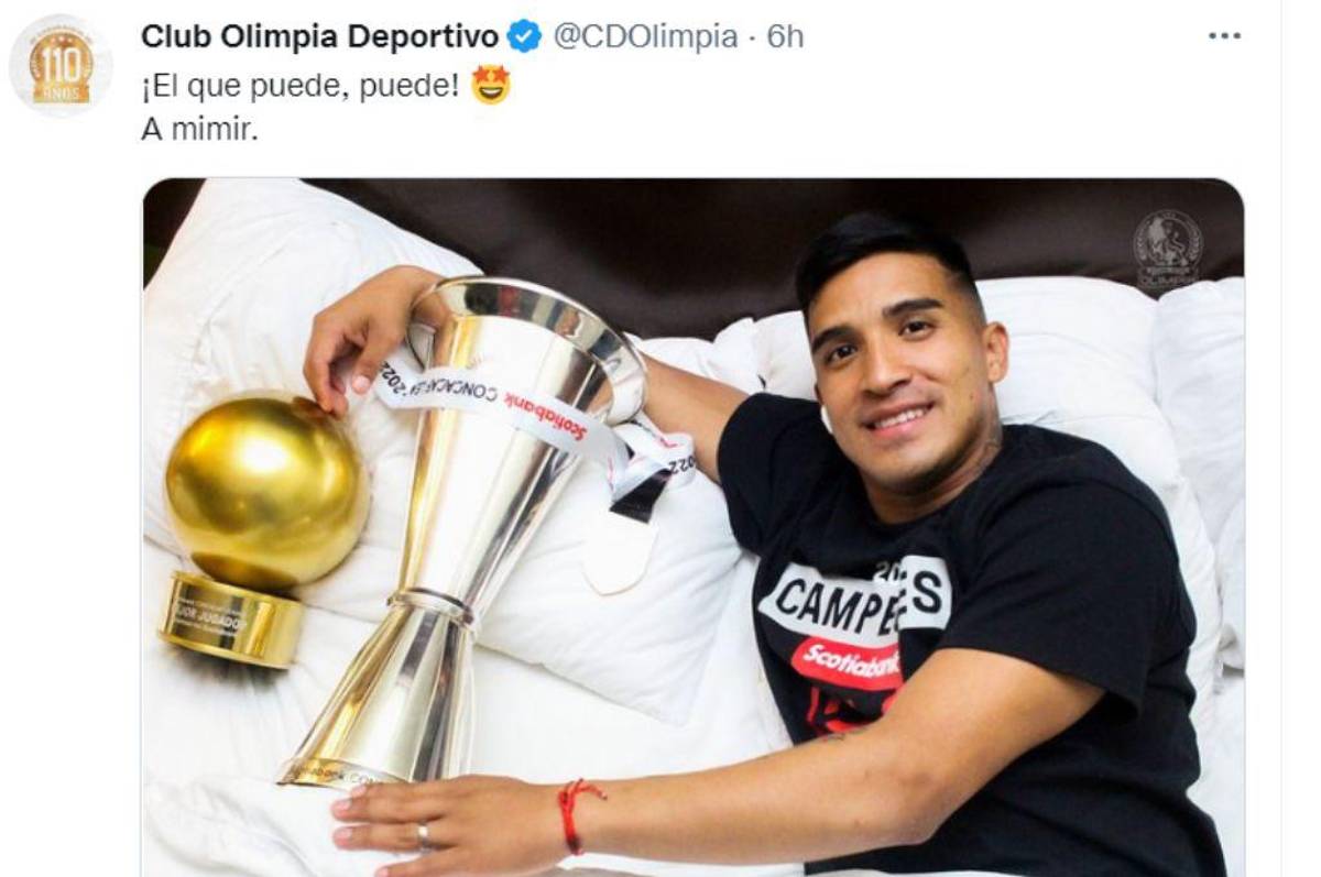 ¡Buenos días bicampeones! Abrazados a la Liga Concacaf durmieron y se levantaron los jugadores del Olimpia