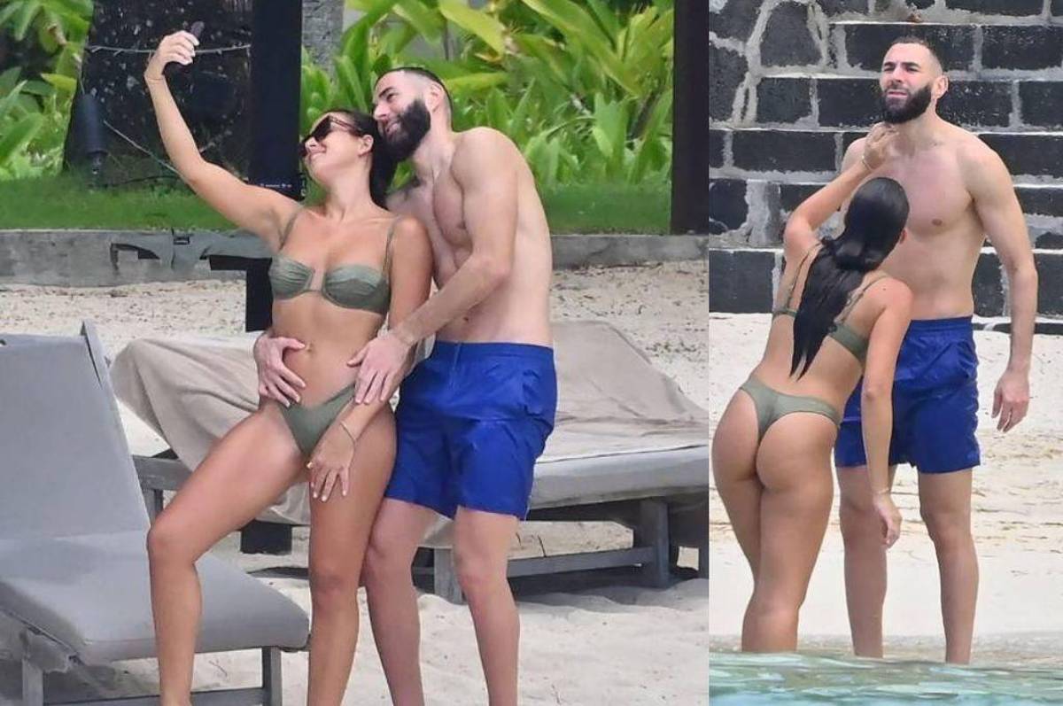 Otra polémica de Benzema: la impensada mujer con que se fue de vacaciones después de ser padre con Jordan Ozuna