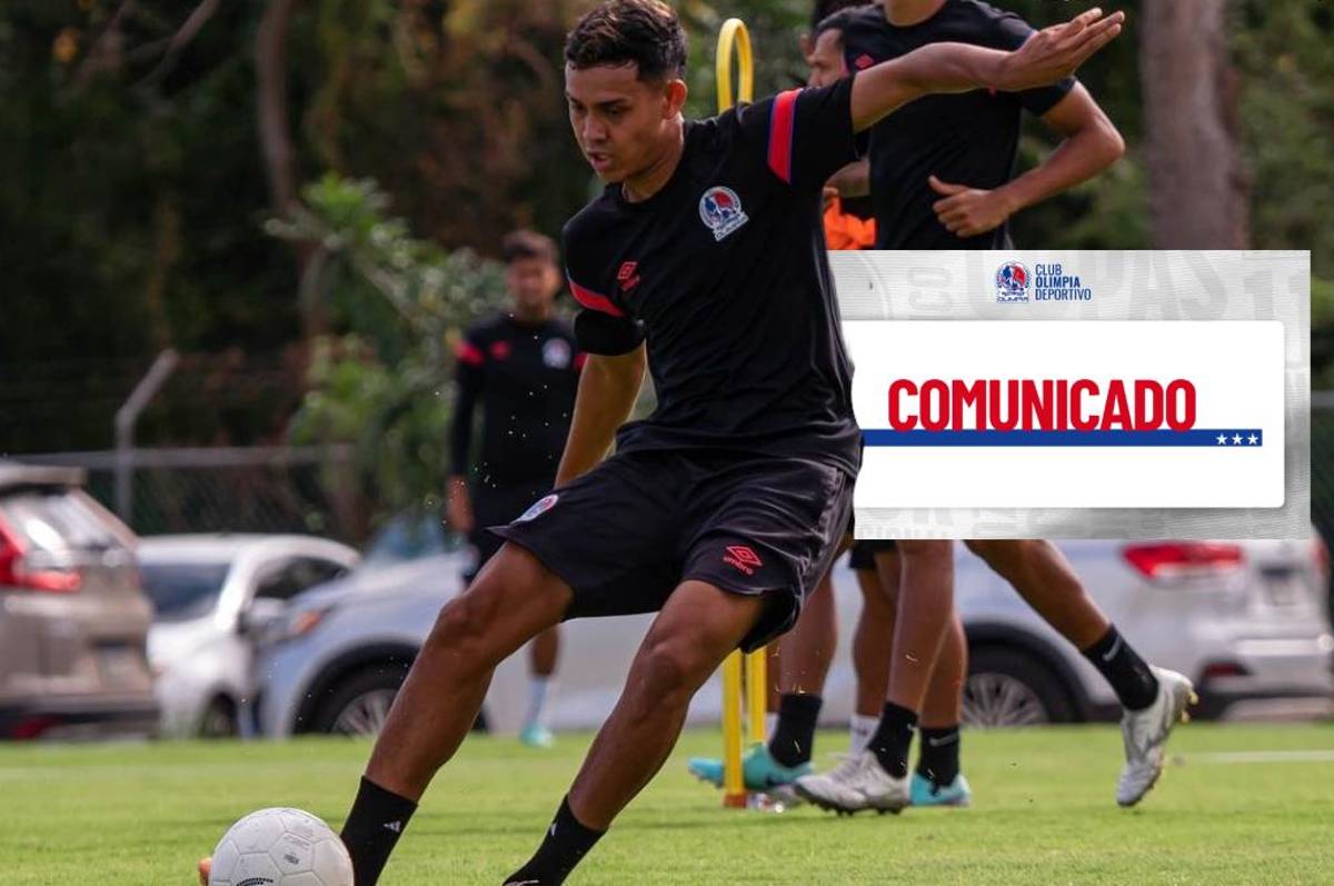OFICIAL: Olimpia anuncia al joven Carlos Matute como nuevo fichaje para el Clausura 2024; el contrato que firmó