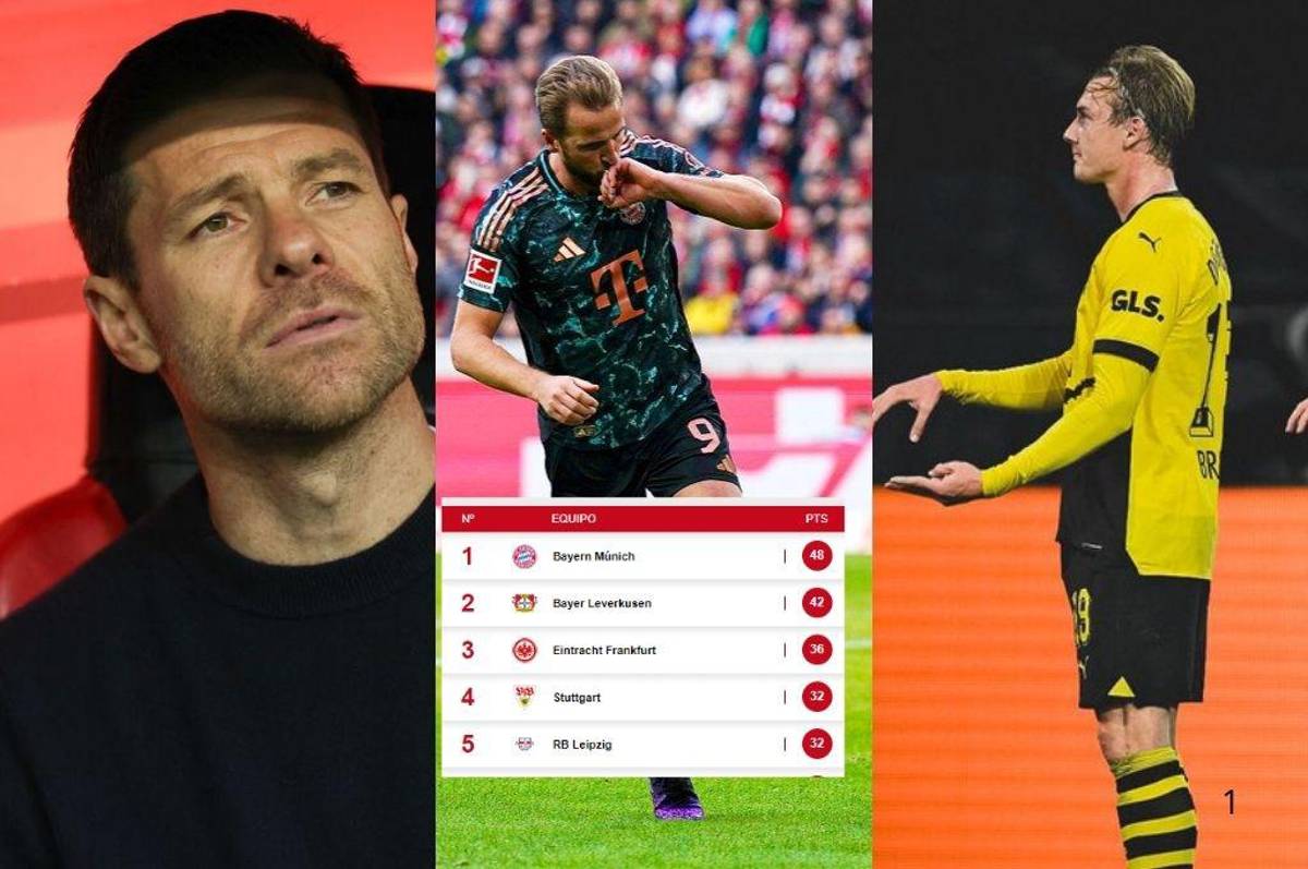 Leverkusen tropieza y el Bayern Múnich ‘acaricia’ el campeonato: así marcha la tabla de posiciones de la Bundesliga