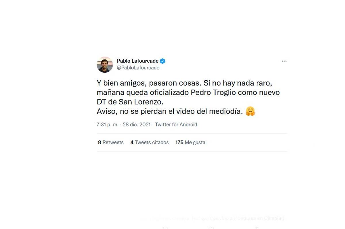 Las reacciones de medios, periodistas y afición sobre el posible fichaje de Pedro Troglio por el San Lorenzo de Argentina