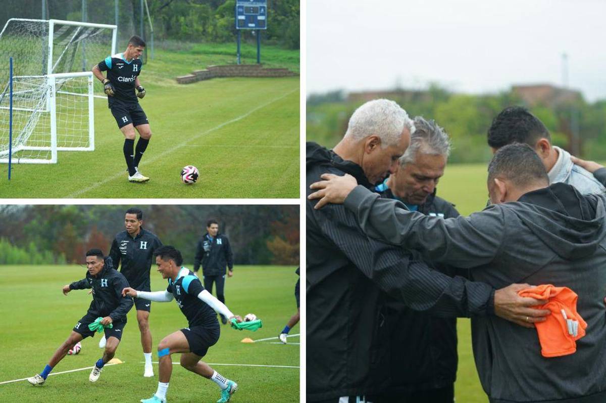 El exjugador que visitó a la Selección de Honduras e hizo una oración con Reinaldo Rueda; así fue el nuevo entreno de la “H”