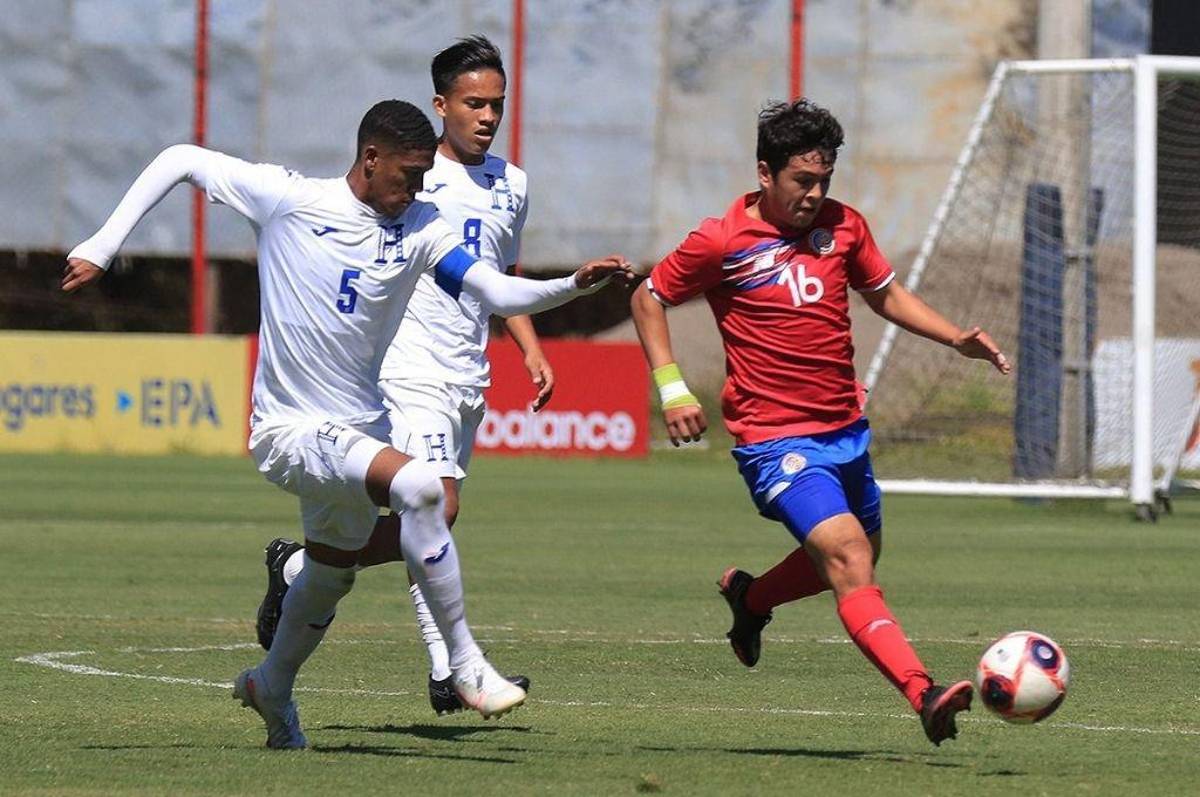La Selección sub-20 de Honduras consigue su revancha tras vencer a Costa Rica en juego de preparación