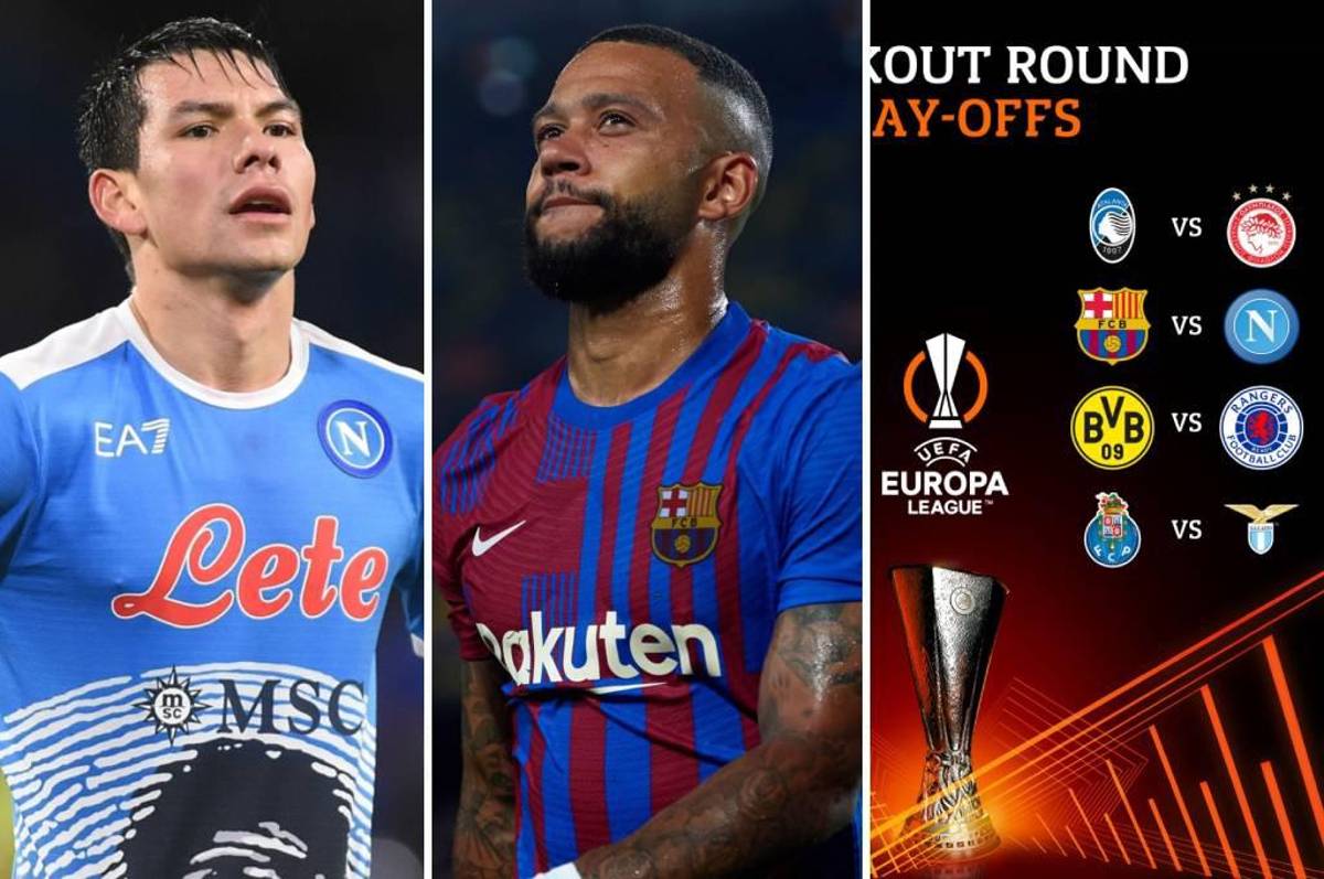 Barcelona, ante el más difícil: el Nápoles; Así quedaron las llaves de play-offs para entrar a los octavos de la Europa League