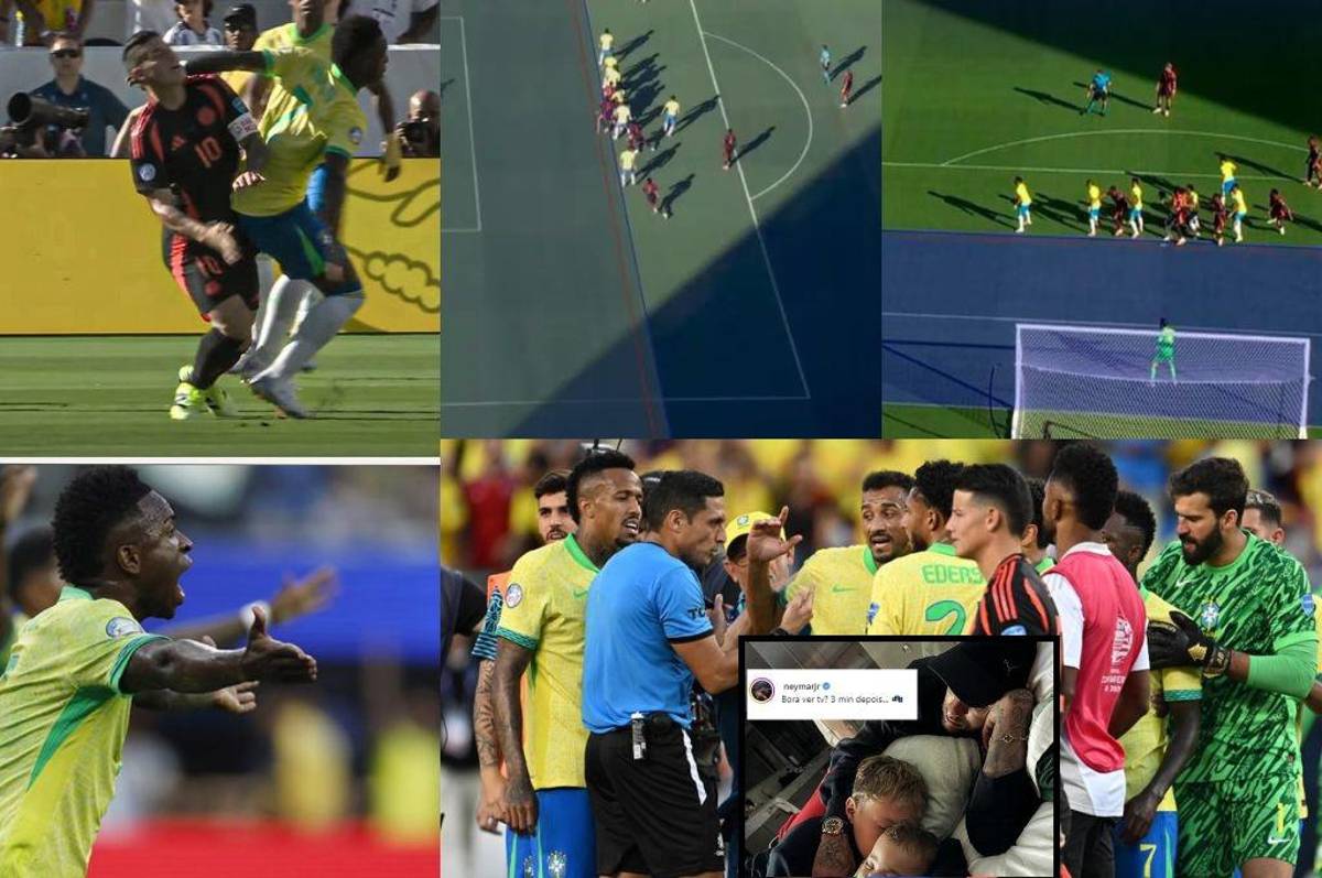 El enorme gesto de Vinicius, la verdad sobre el polémico gol anulado a Colombia y lo que pasó con Neymar durante el juego