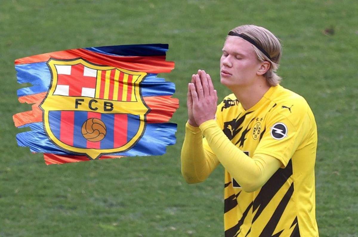 Salen a la luz las cifras del posible fichaje de Haaland por el FC Barcelona ¿Qué pide?