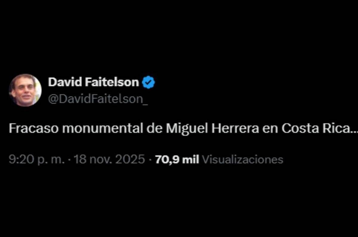 Una gran chambonada: Faitelson no lo perdona; la prensa apunta al Piojo Herrera tras su fracaso con Costa Rica