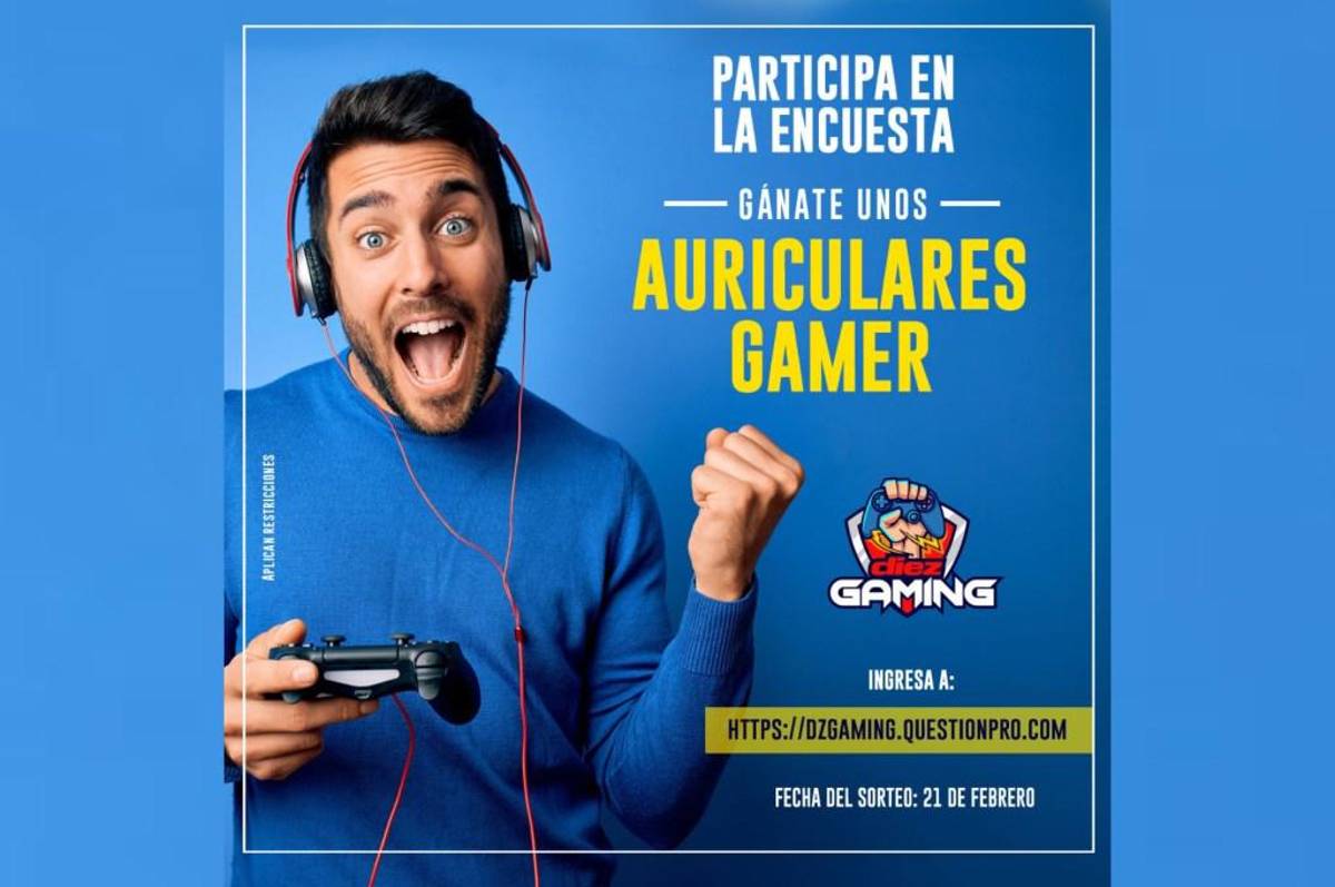 ¡Gánate unos auriculares gamer! Tan solo debes participar en nuestra encuesta de Diez Gaming