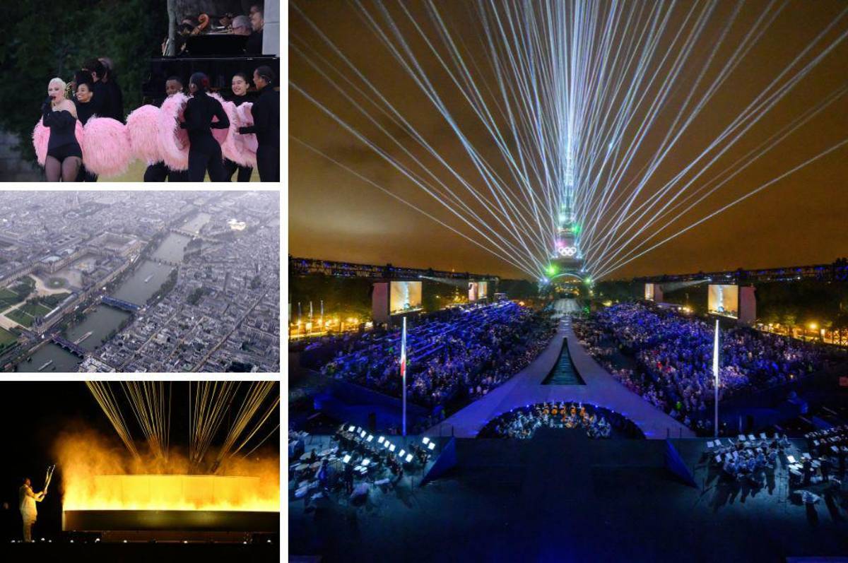 Las mejores imágenes de la ceremonia inaugural de París 2024 en el río Sena; muchos famosos y Lady Gaga deslumbra