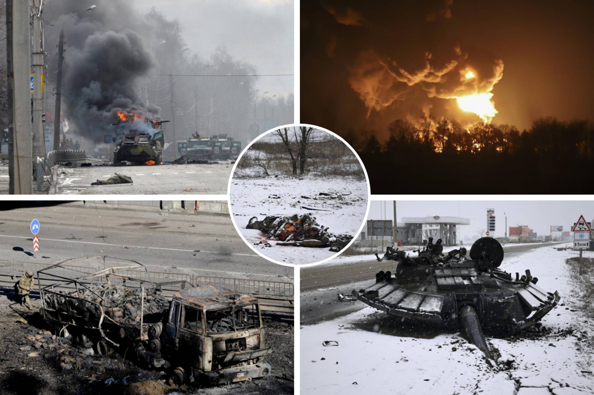 Resiste Ucrania: Las nuevas y dramáticas imágenes de los duros combates contra tropas de Rusia por el control de Kiev