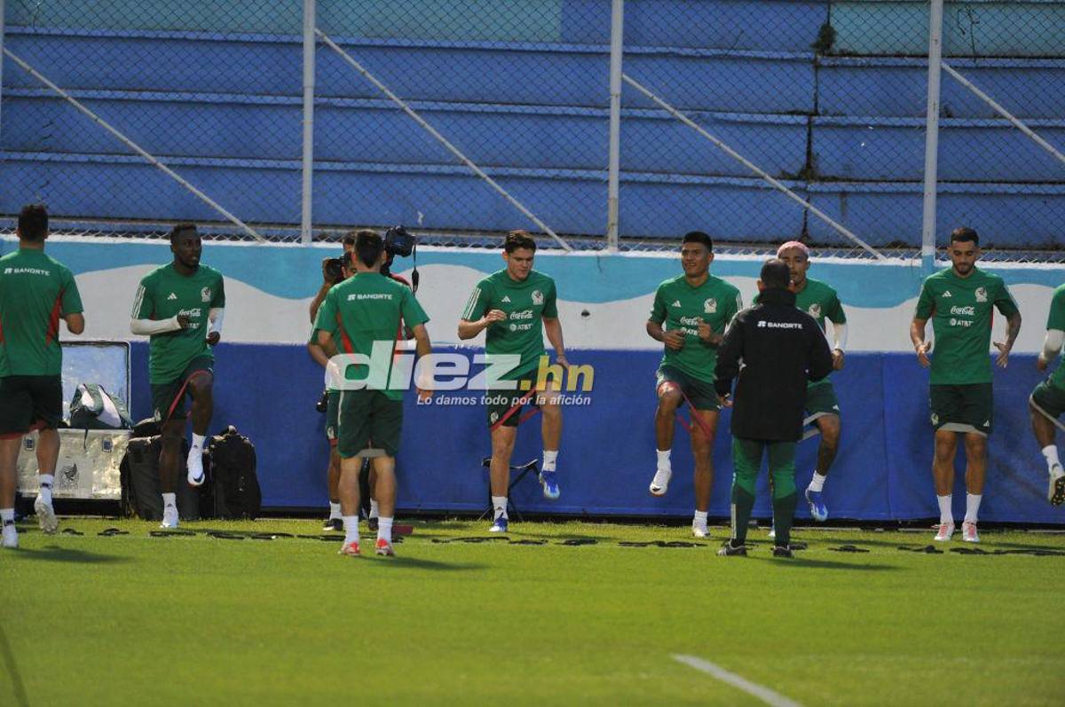 Así fue el entrenamiento de la selección de México en el estadio Nacional Chelato Uclés: Risas y con todas sus figuras