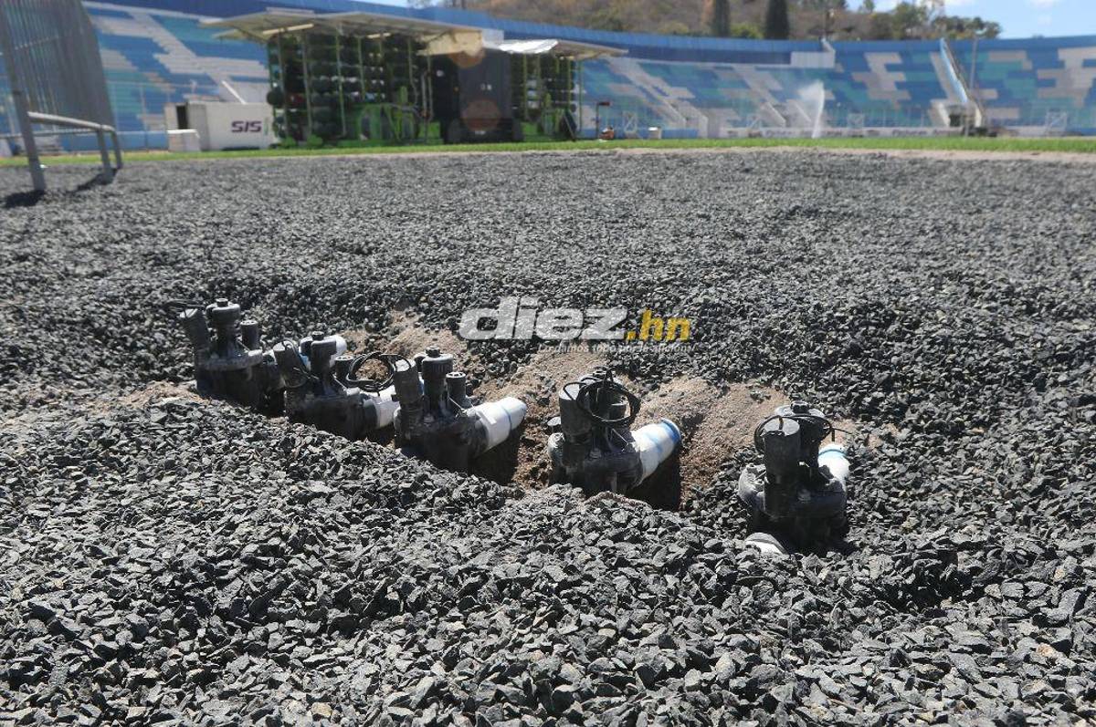 ¡Una belleza! Así luce el estadio Nacional Chelato Uclés con la implementación del césped sintético ¿Cuándo estará listo?