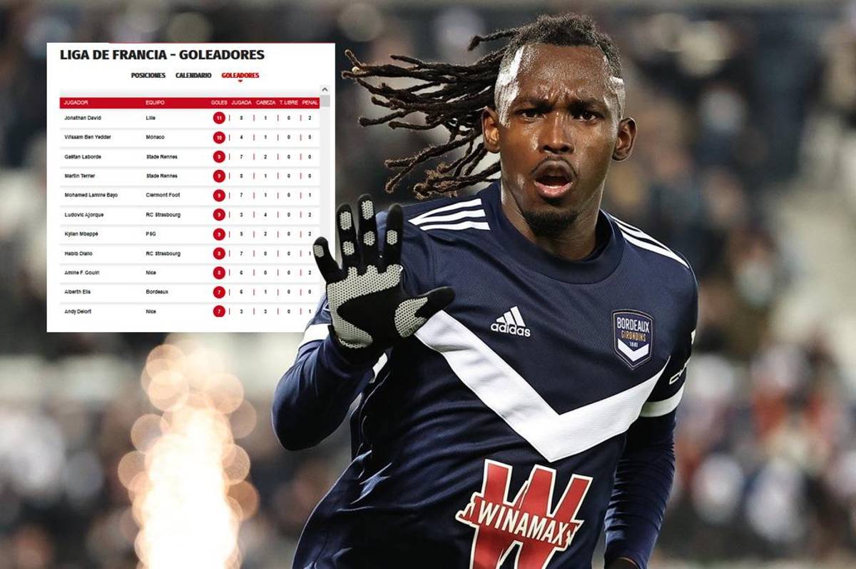 Tabla de goleadores de Francia: Alberth Elis supera a Lucas Paquetá y Dimitri Payet y se pone a dos de Mbappé