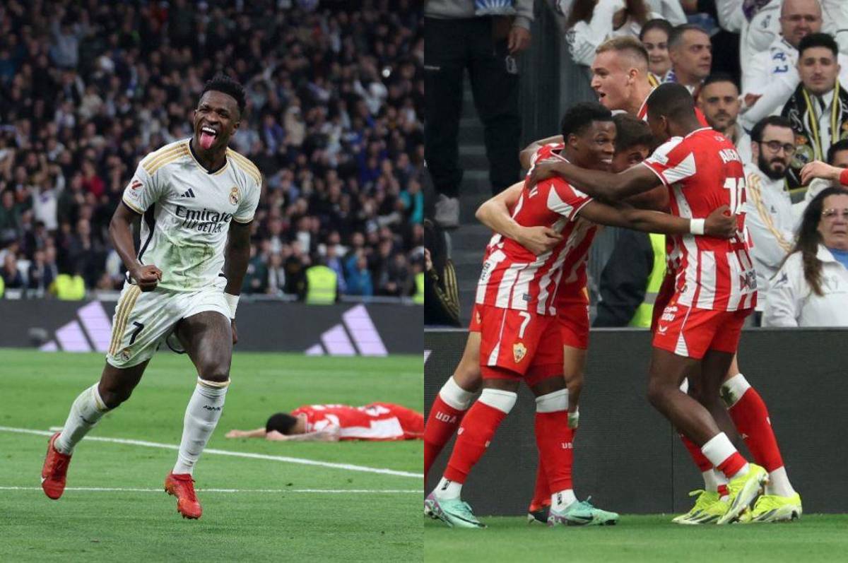 Real Madrid rescata un polémico triunfo ante el Almería en la Liga Española con grandes incidencias del VAR