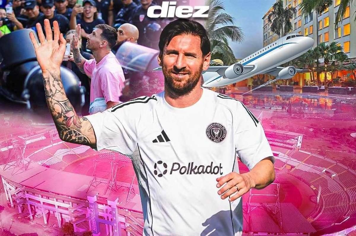 Messi en Honduras: el día que llega, trato VIP en el aeropuerto y máxima seguridad para el Inter Miami