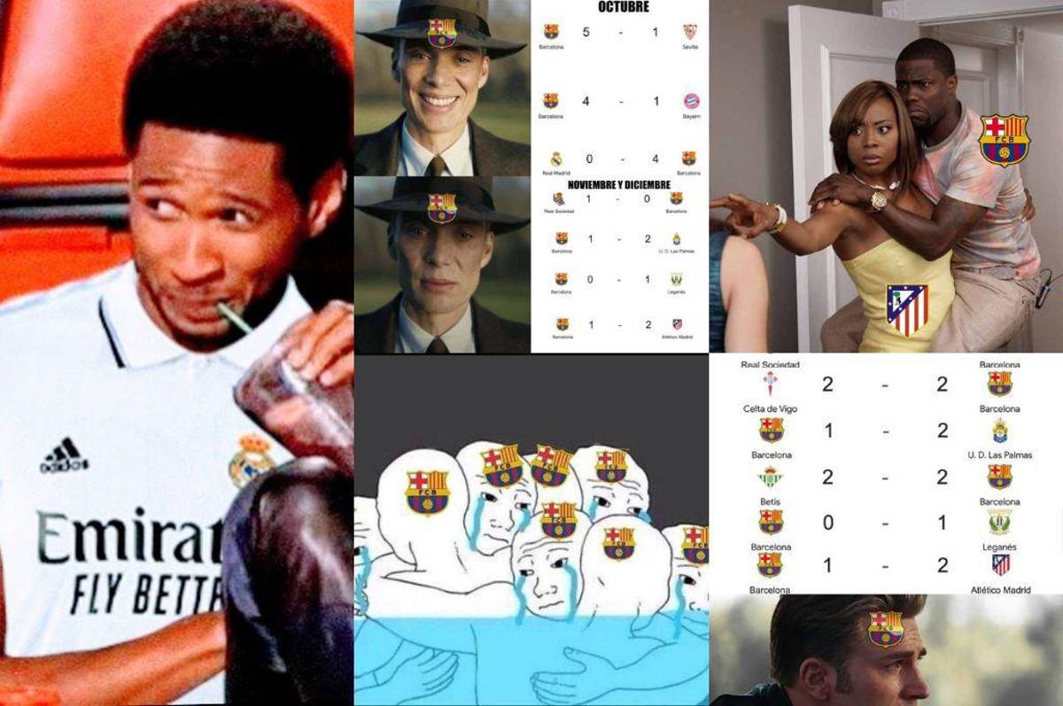 Los del Real Madrid lo disfrutan: los mejores memes que dejó la derrota del Barcelona ante Atlético de Madrid