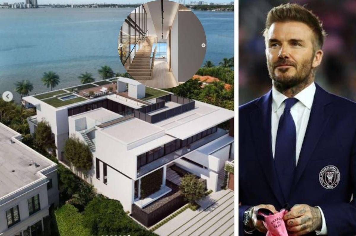 La cifra más alta pagada por una casa: Así es la nueva mansión de $72 millones de David Beckham y Victoria en Miami Beach