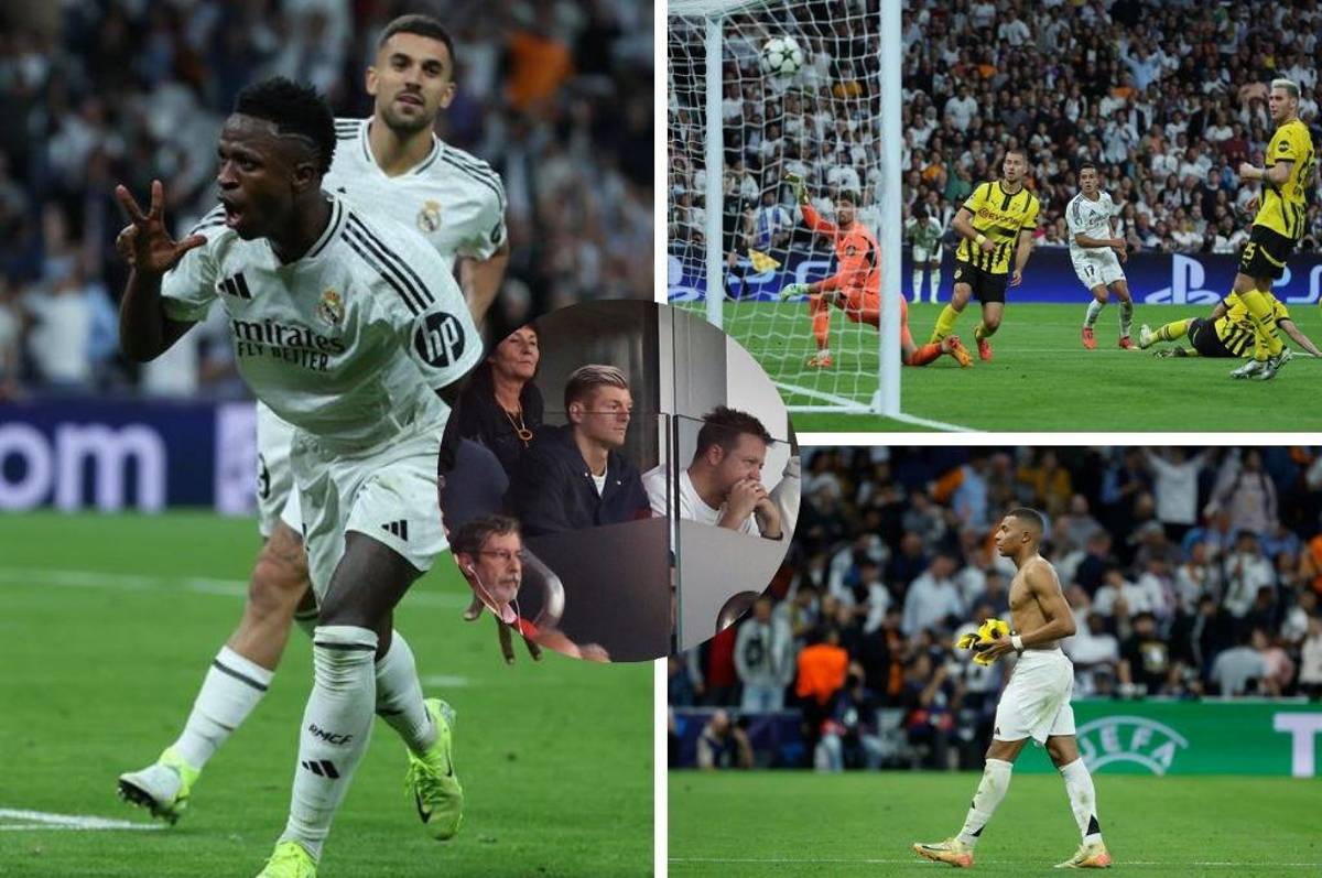 La increíble remontada de Real Madrid, lo que hizo Vinicius tras su hat-trick al Dortmund, su gesto con Ancelotti y Kroos presente