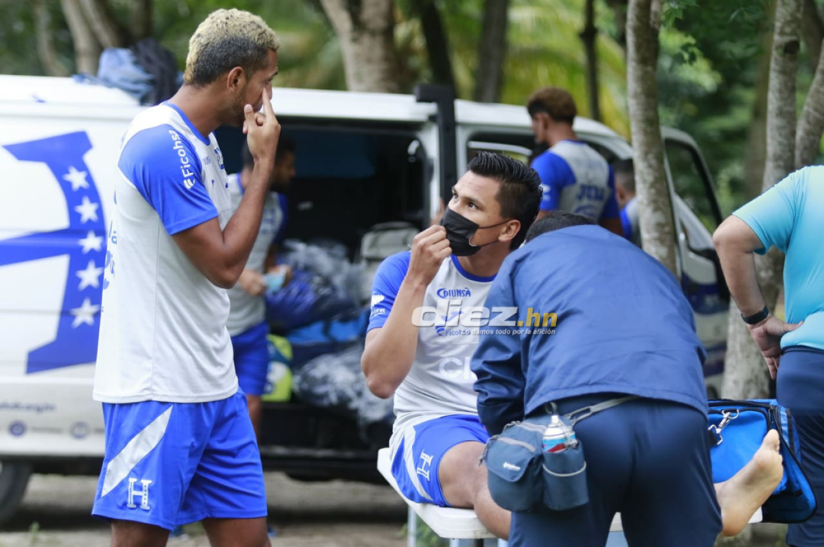 Así escoge los tacos Kervin Arriaga, la novedad y las bromas entre los López: El nuevo entreno de Honduras previo al duelo contra Colombia