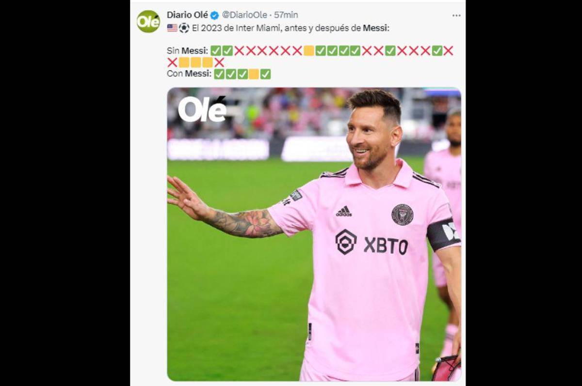 “Messi come aparte de CR7 y Pelé” “Spider-Messi”: así reacciona la prensa tras el pase a semis del Inter Miami en la Leagues Cup