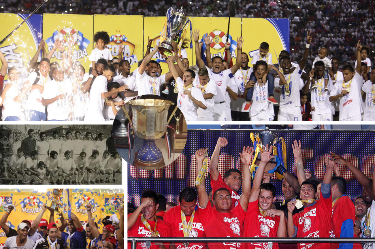 ¡Ya son 34 títulos! Así ha ganado el Olimpia cada uno de sus campeonatos en Liga Nacional de Honduras