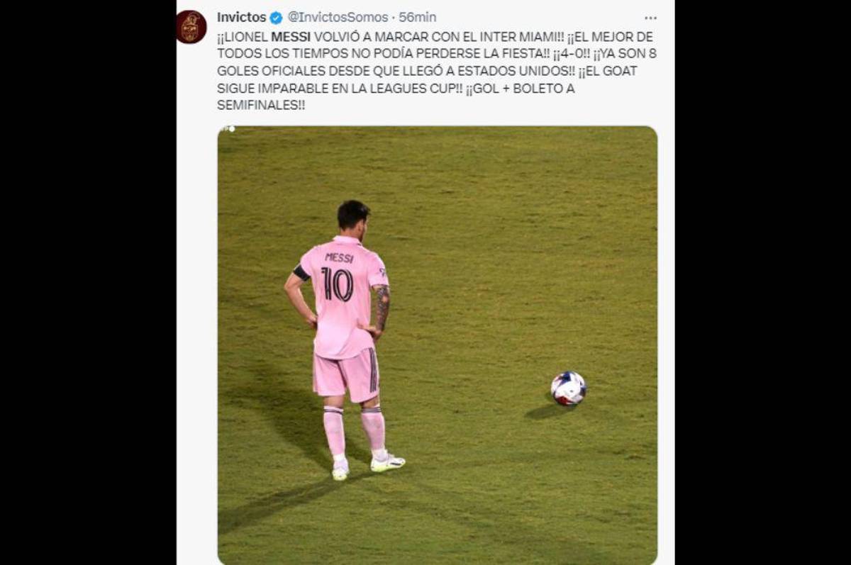 “Messi come aparte de CR7 y Pelé” “Spider-Messi”: así reacciona la prensa tras el pase a semis del Inter Miami en la Leagues Cup