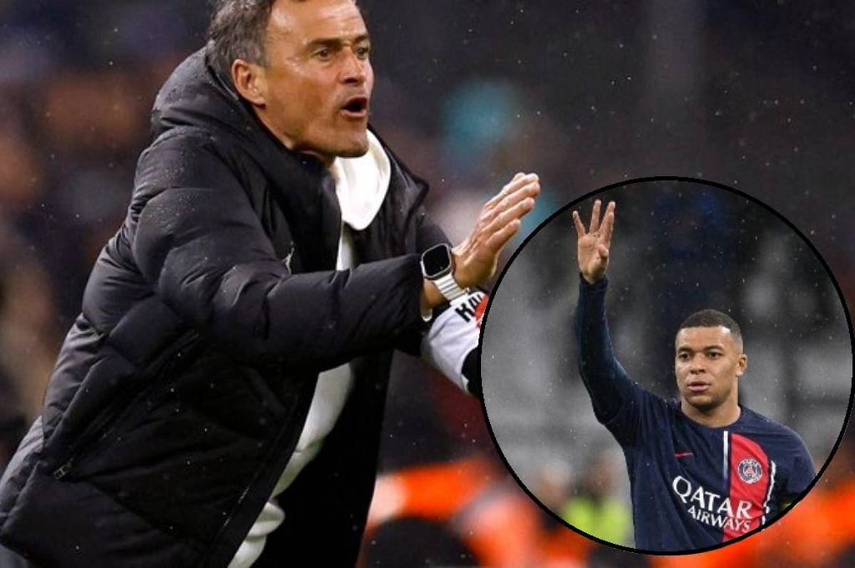 Luis Enrique confiesa qué pasó tras su último cruce con Mbappé en el PSG: “Ya tengo una parte de mi cuerpo pelada”