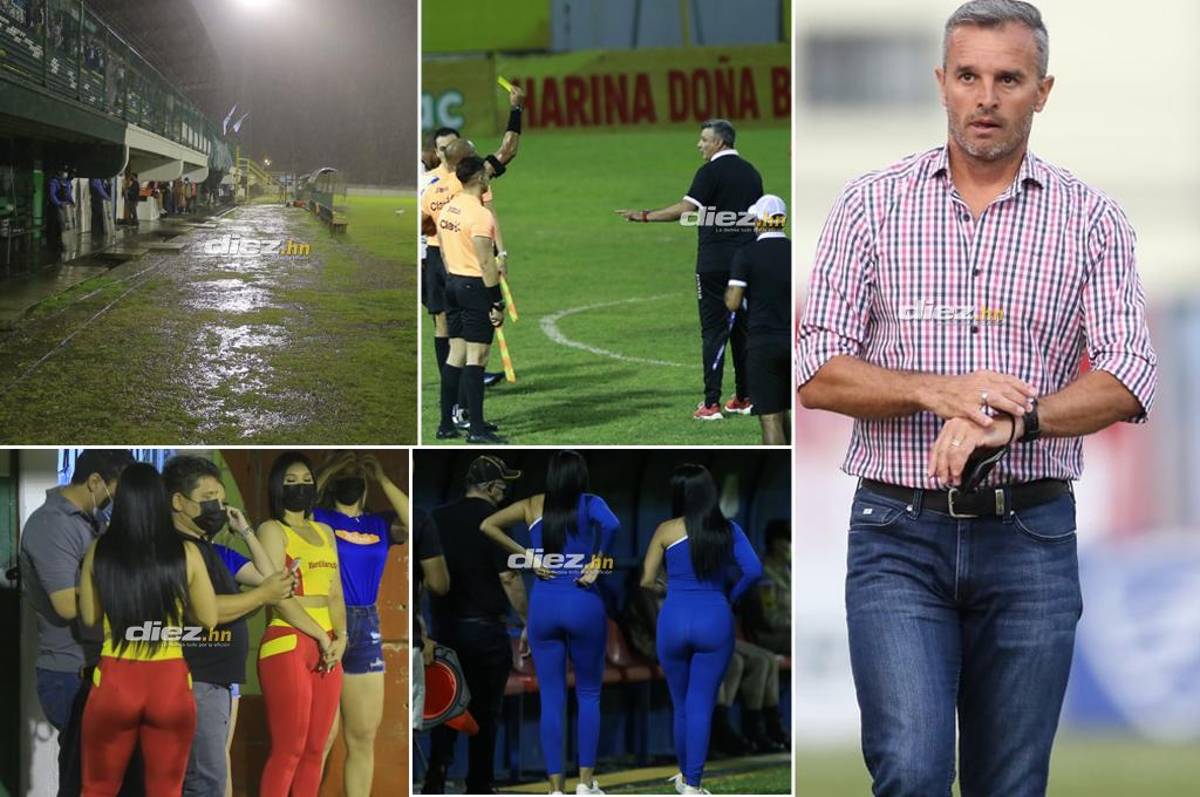 No viste en TV: El debut de Lavallén con Olimpia, hermosas chicas y el “diluvio” en Puerto Cortés