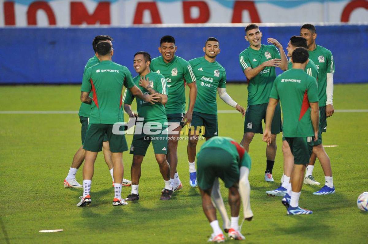 Así fue el entrenamiento de la selección de México en el estadio Nacional Chelato Uclés: Risas y con todas sus figuras