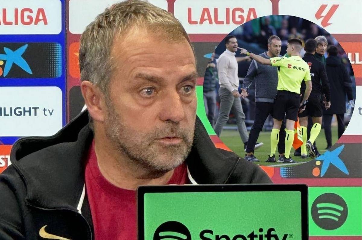 Flick da rotunda respuesta sobre su sanción en la Liga Española y envía mensaje a los árbitros: “no solo con el Barcelona”