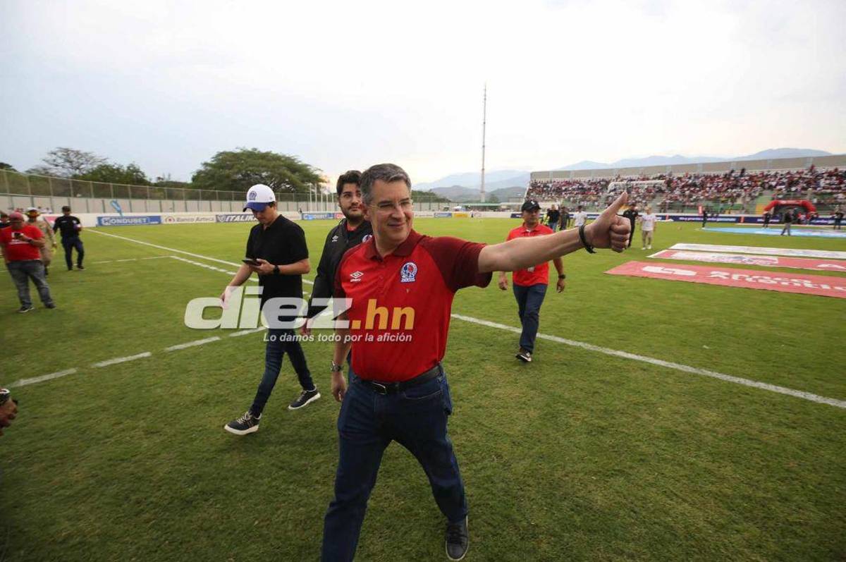No se vio en TV: Las desgarradoras imágenes del portero panameño de Marathón y el festejo de Troglio con Rafa Villeda