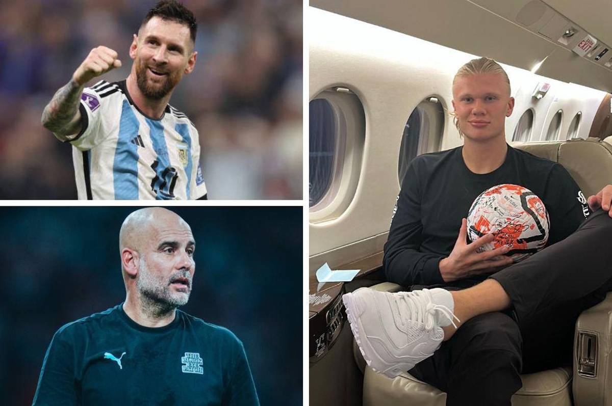 La rotunda respuesta de Haaland sobre ganar el Balón de Oro a Messi, guiño a Bellingham y su relación con Pep Guardiola
